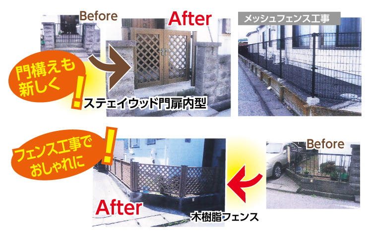 門扉・フェンスのリフォーム